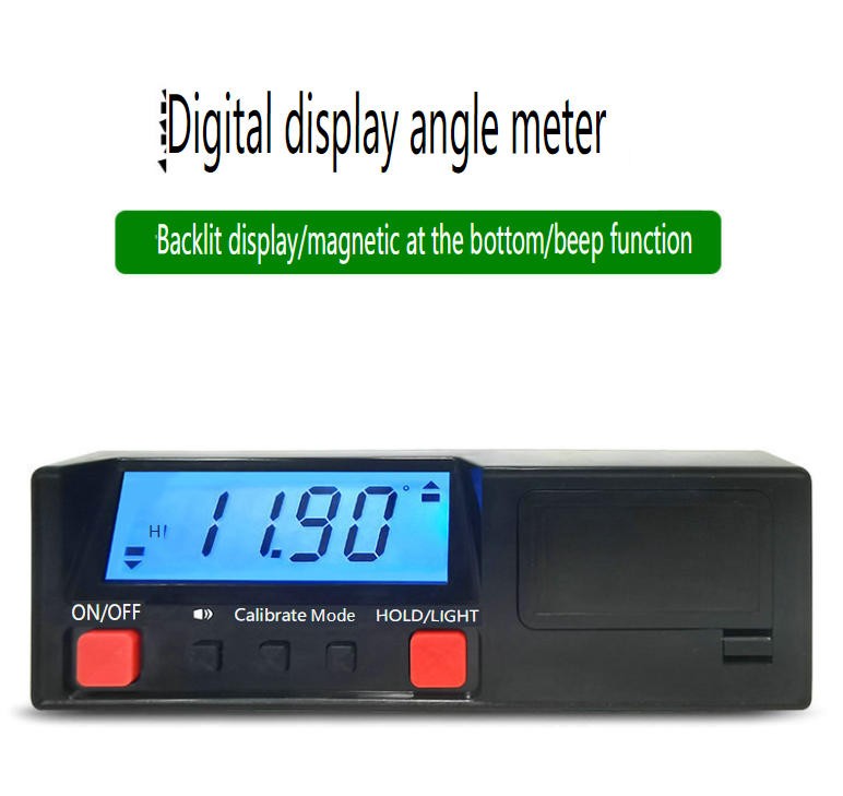 Electronic Angle Protractor Digital Inclinometer Level Box Gauge