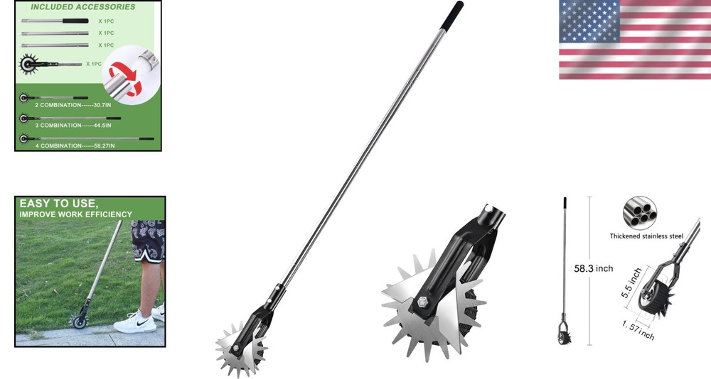 Smooth Cutting Rotary Edger for Yard Maintenance