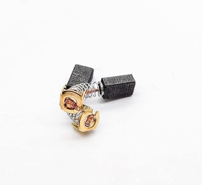 CB51 Carbon Brushes Replacement and Spring Fittings for Power Tools (8 Pcs)