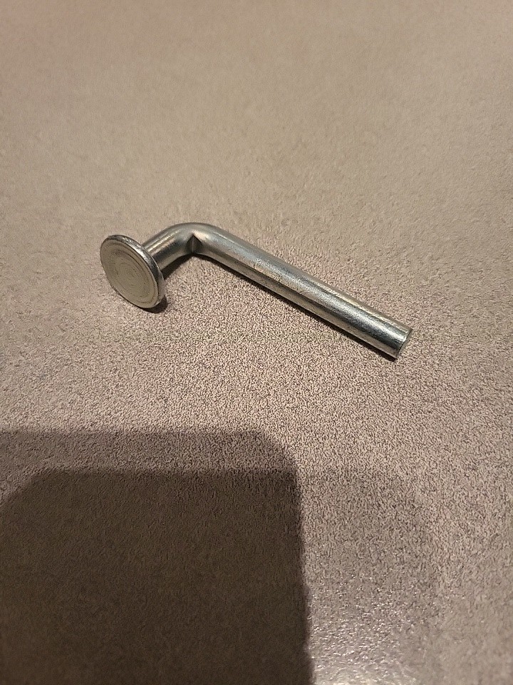 Universal Pallet Rack J Bolt Drop Pin, Pkg Qty 167