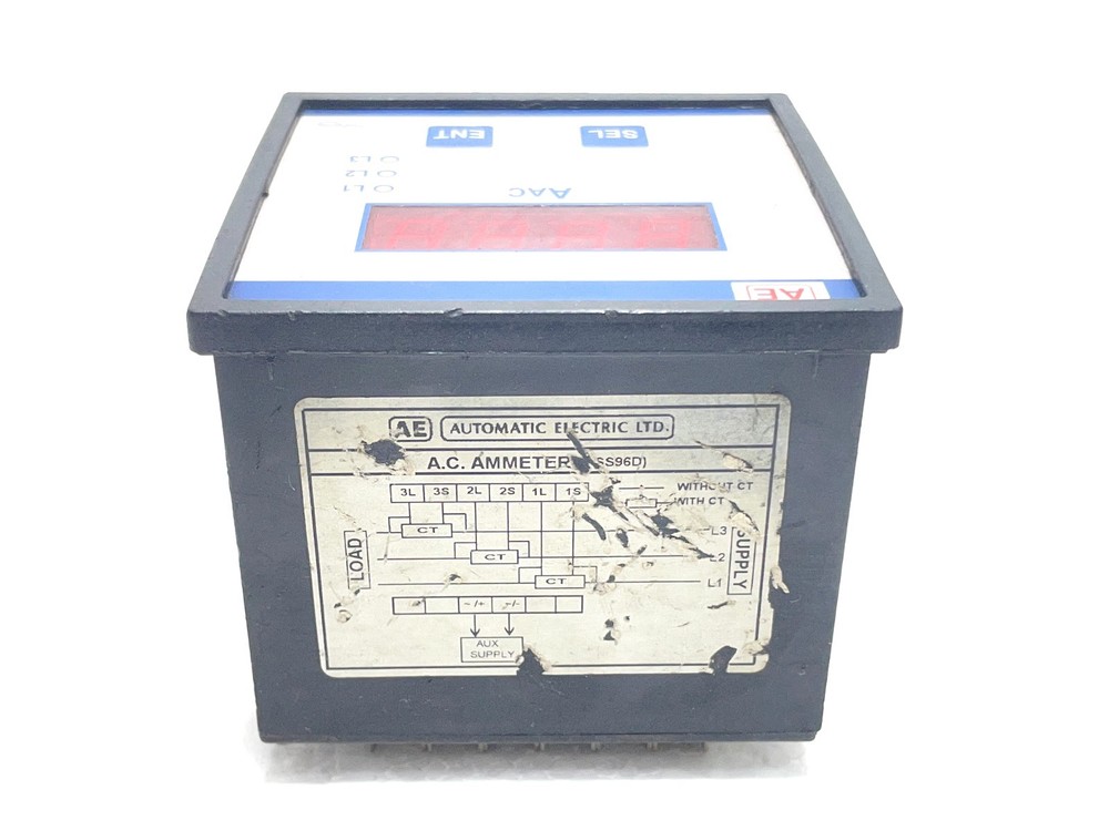 Automatic Electric ASS96D Digital Voltmeter 240V AC/DC Panel Meter