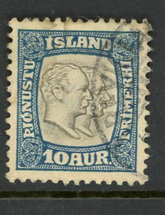 Iceland #O34 used