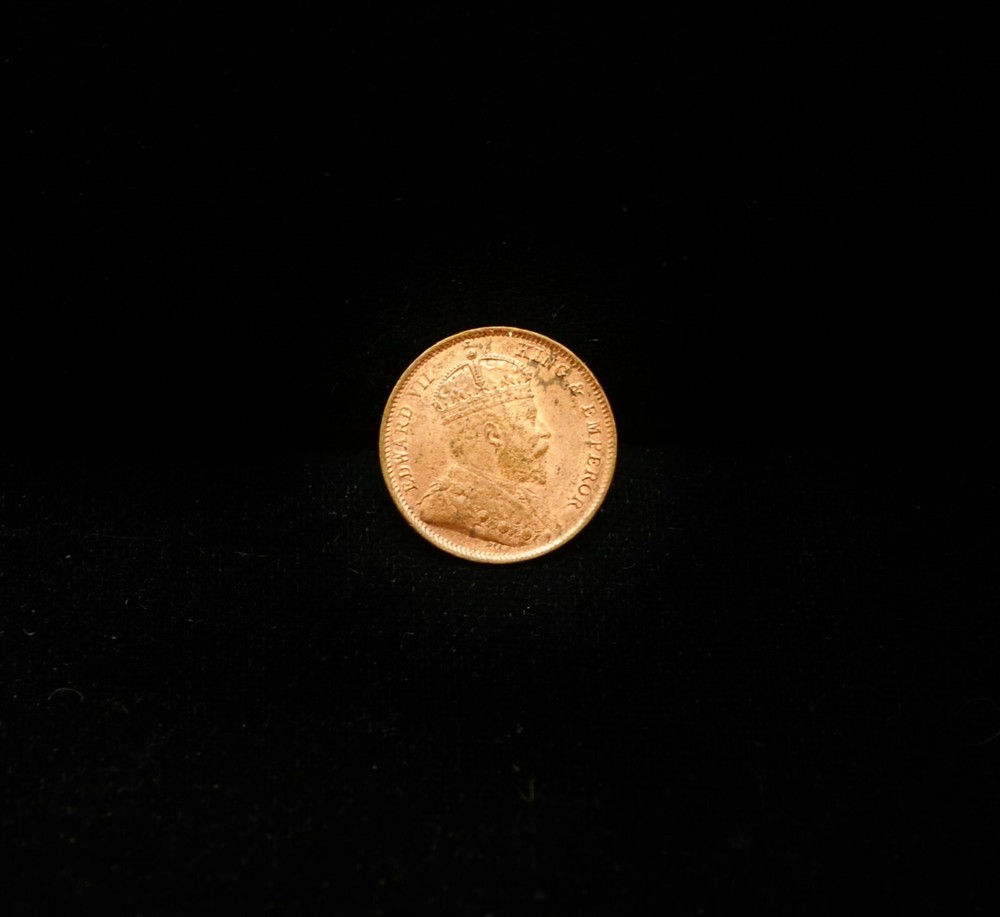 1906 Ceylon 1/2 Cent KM 101 #EB15146