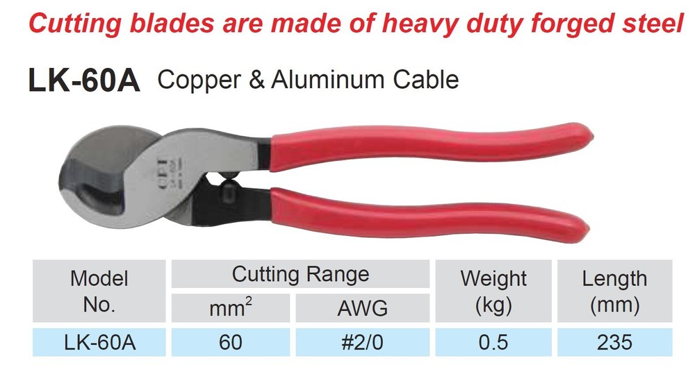 OPT LK-60A Cable Cutter 60mm2