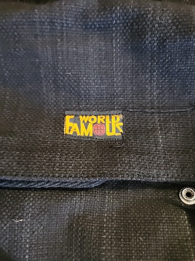 World Famous Canvas Black Backpack