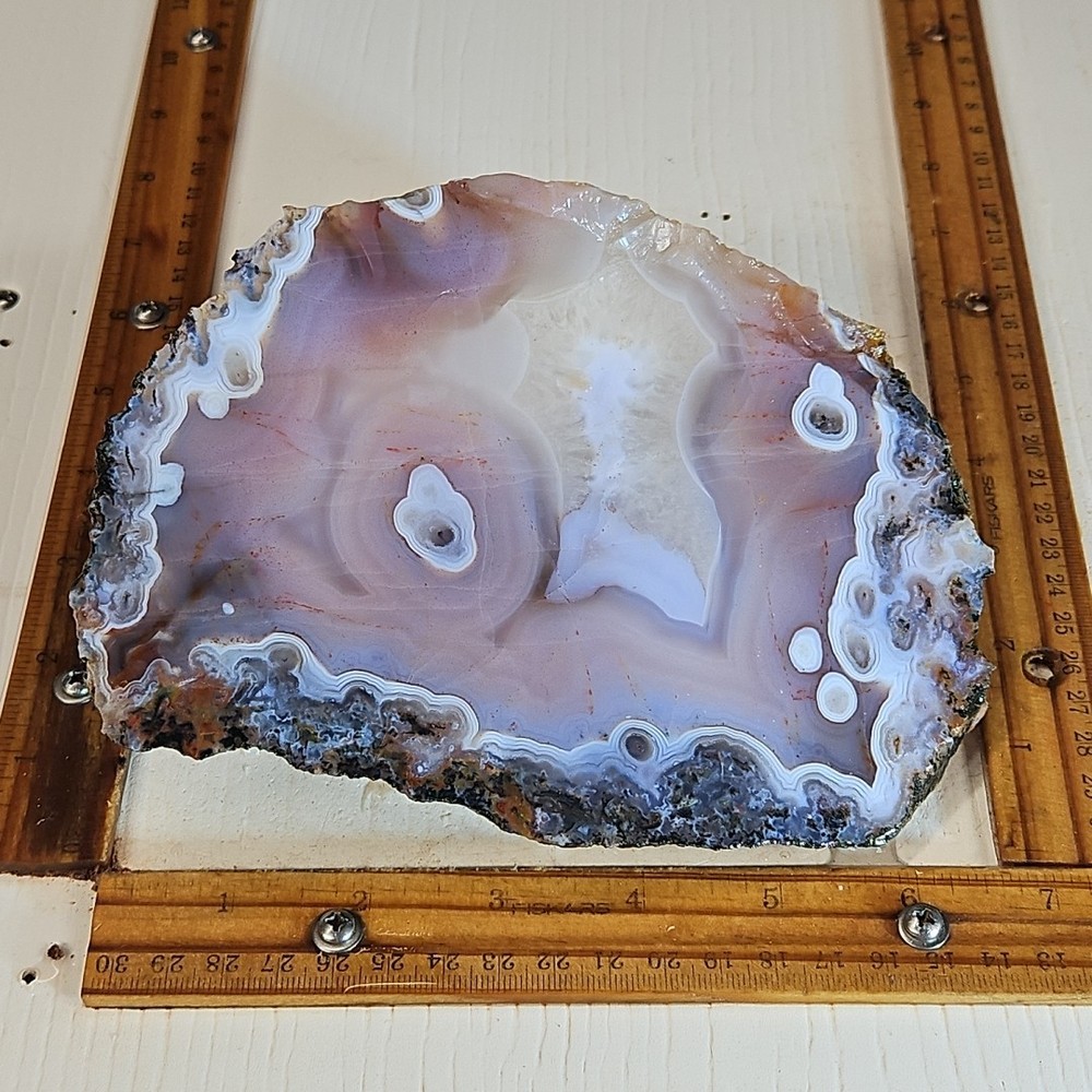 Moroccan Agate , beautiful color and pattern. 2LBS 7.6OZ.