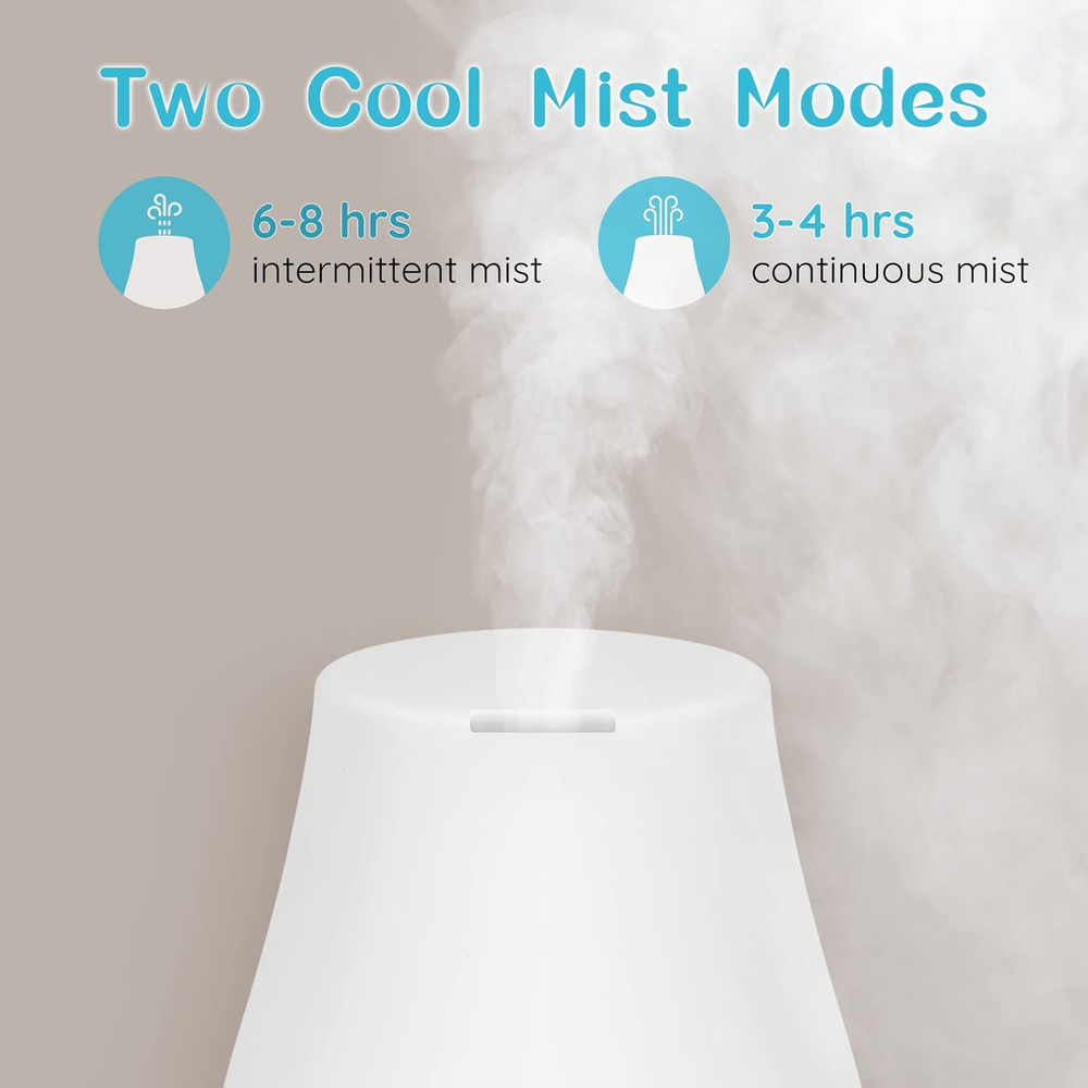 Diffusers, 100Ml Colorful Essential Oil Diffuser with Adjustable Mist Mode, Auto