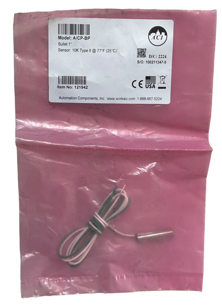 5 Pc Temperature Sensor #141942 Temp Probe (10K) A/CP-BP - Type II @ 77 Degrees