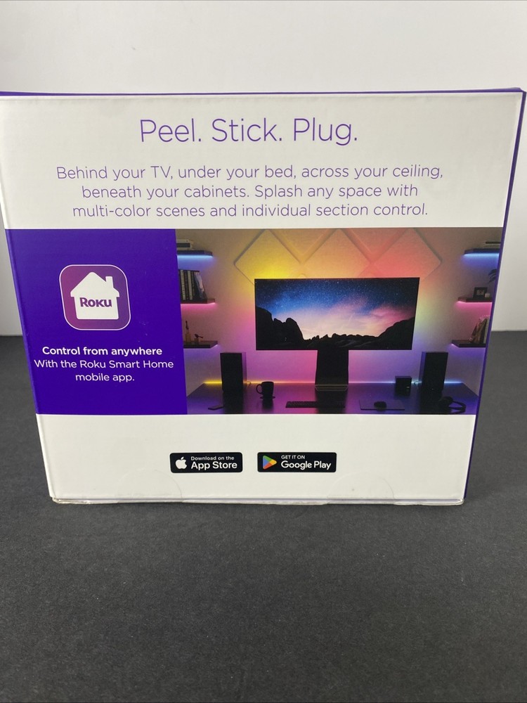 Roku Smart Light Strip+ SE Smart Plug & Lighting Multi Color 16 Ft