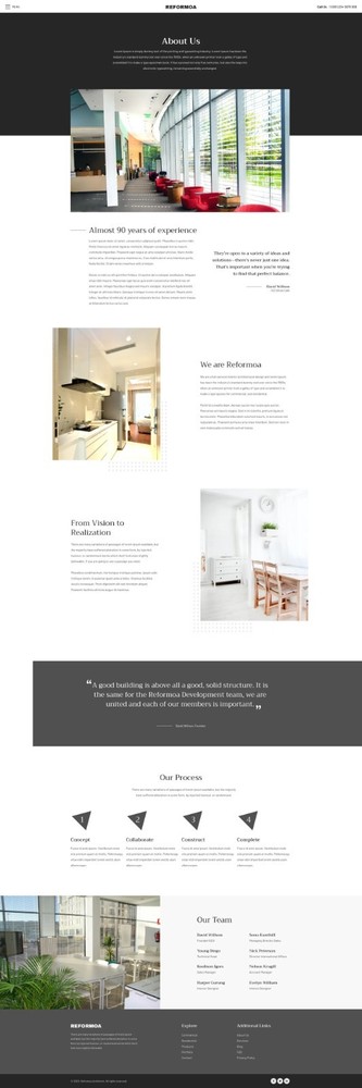 Architecture & Interior Design Theme - Wordpress Elementor Template Kit