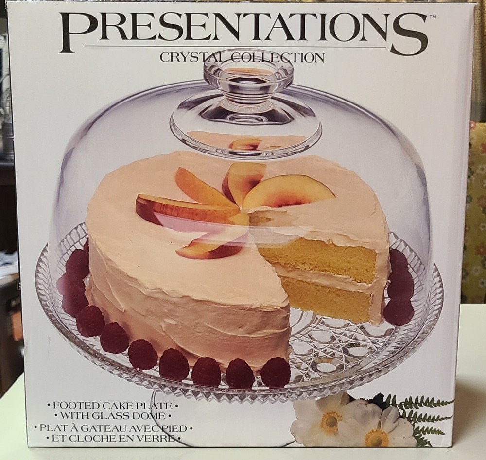 Crystal Collection Cake Plate