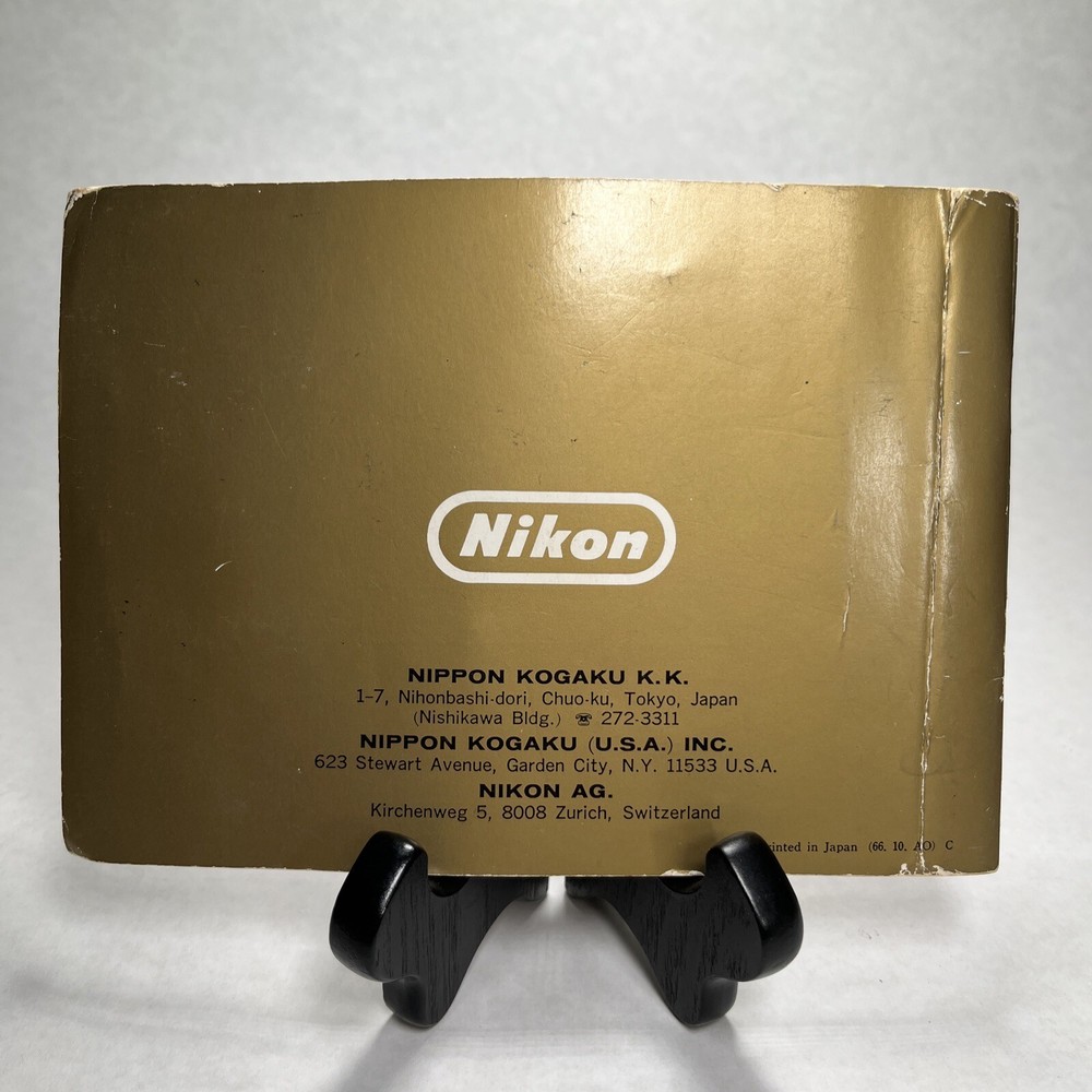 Nikkormat FT Instructions