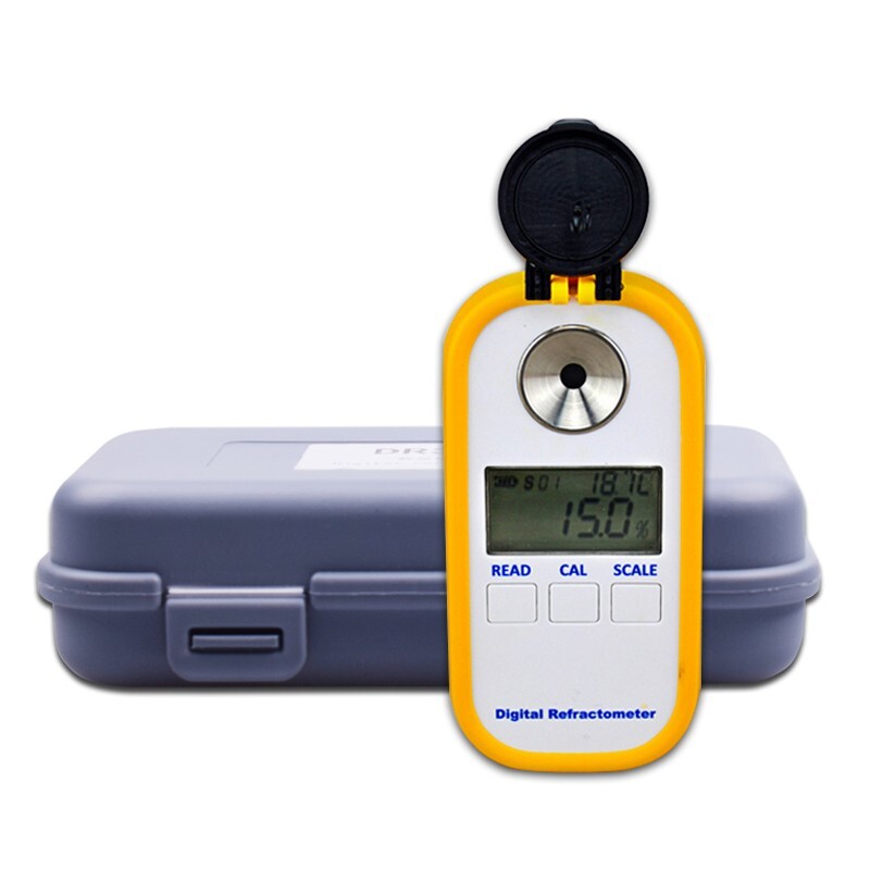 Handheld Brix Meter Refractometer Honey Sugar Content Tester with Range 0 to 50%