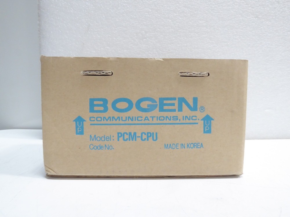BOGEN PCMCPU CENTRAL PROCESSING MODULE NIB NOS