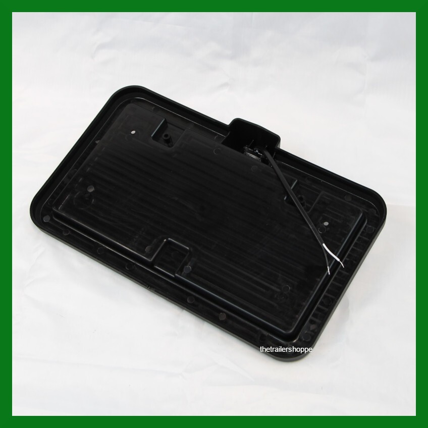 Black Plastic Full Frame License Plate Holder with LED light Trailers