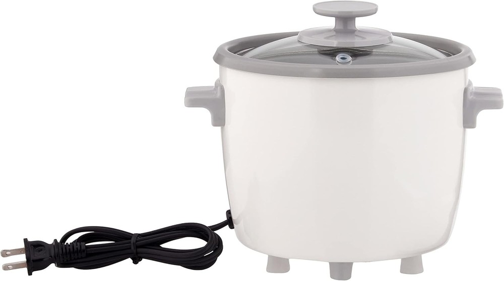 3 Cup Rice Cooker/Steamer White)