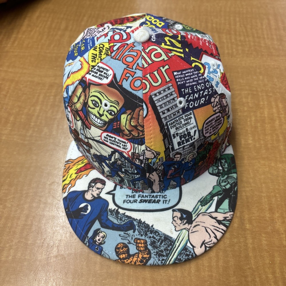 Marvel Comics Character Graphic Fitted Baseball Cap Hat Size Large 2011