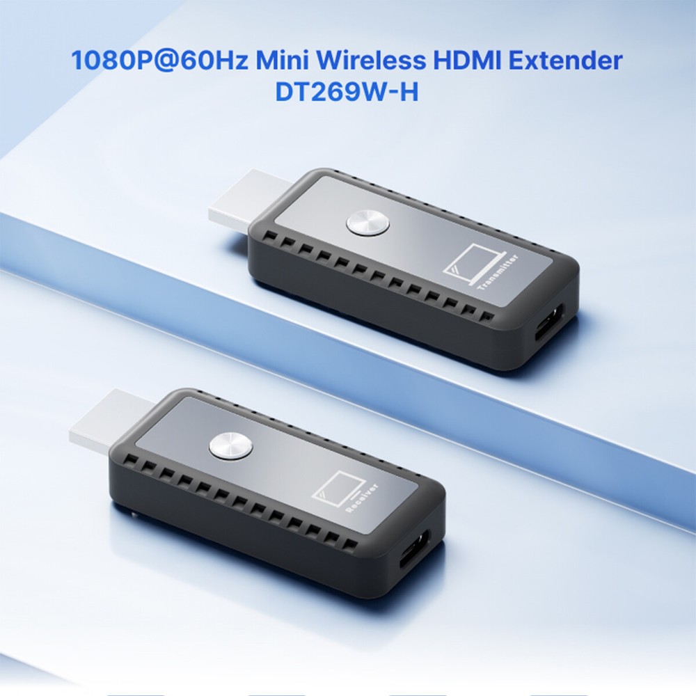 Wireless HDMI Video Transmitter and Receiver TV Stick Screen Share Extender