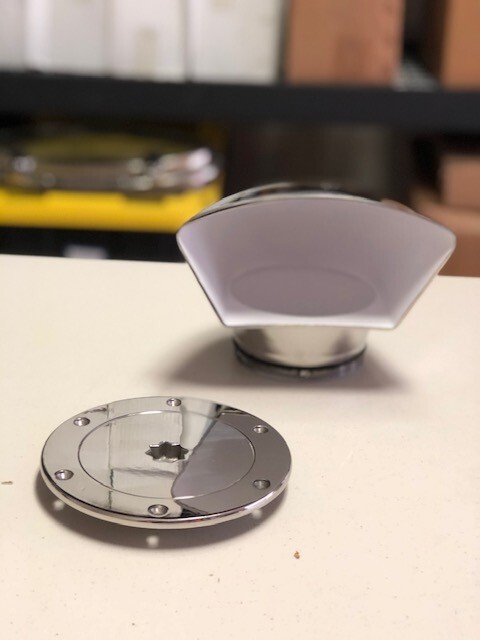 (1) 3" Low Profile Dorade Cowl Vent with Deck Plate Set