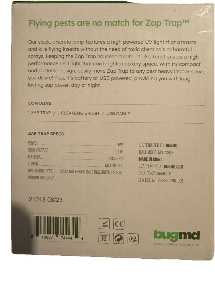 Bug MD Zap Trap
