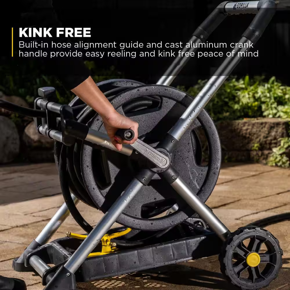 200 Ft. Aluminum Zero Rust Premium Mobile Hose Reel