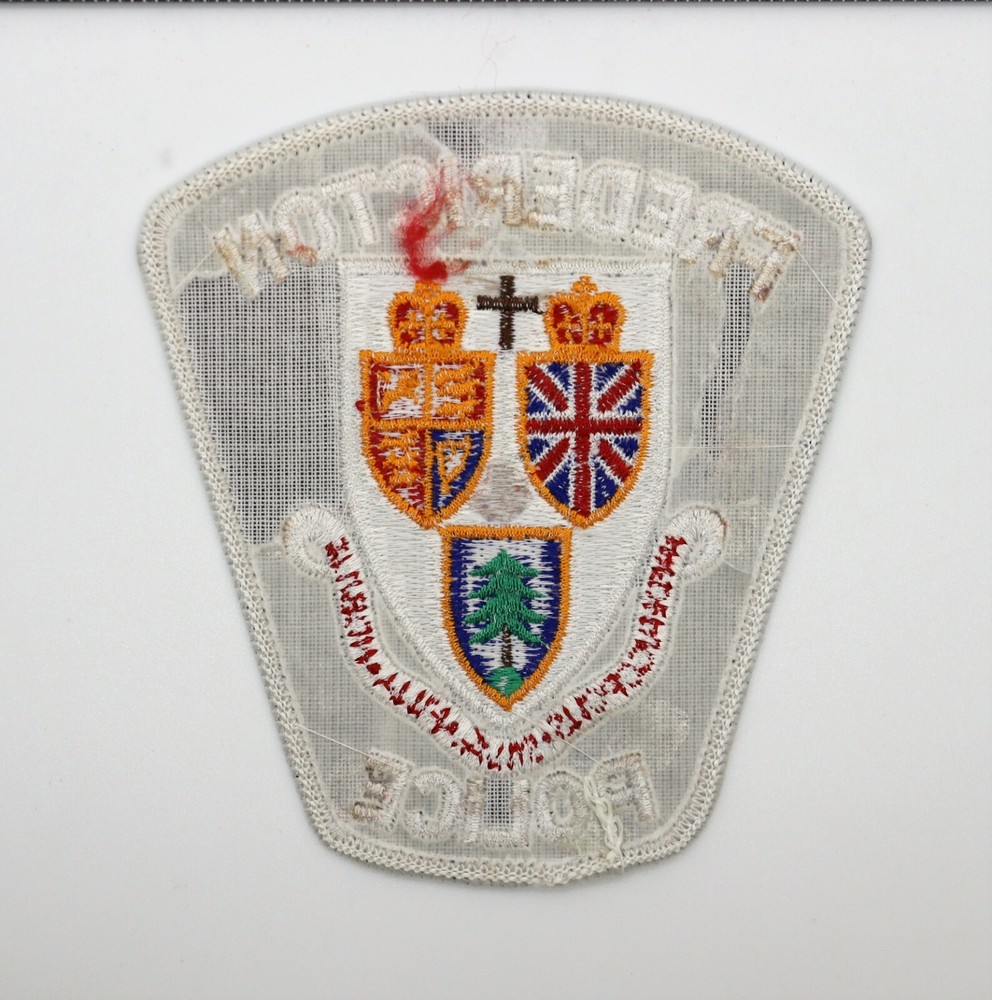 FREDERICTON CANADA POLICE PATCH Vintage Original