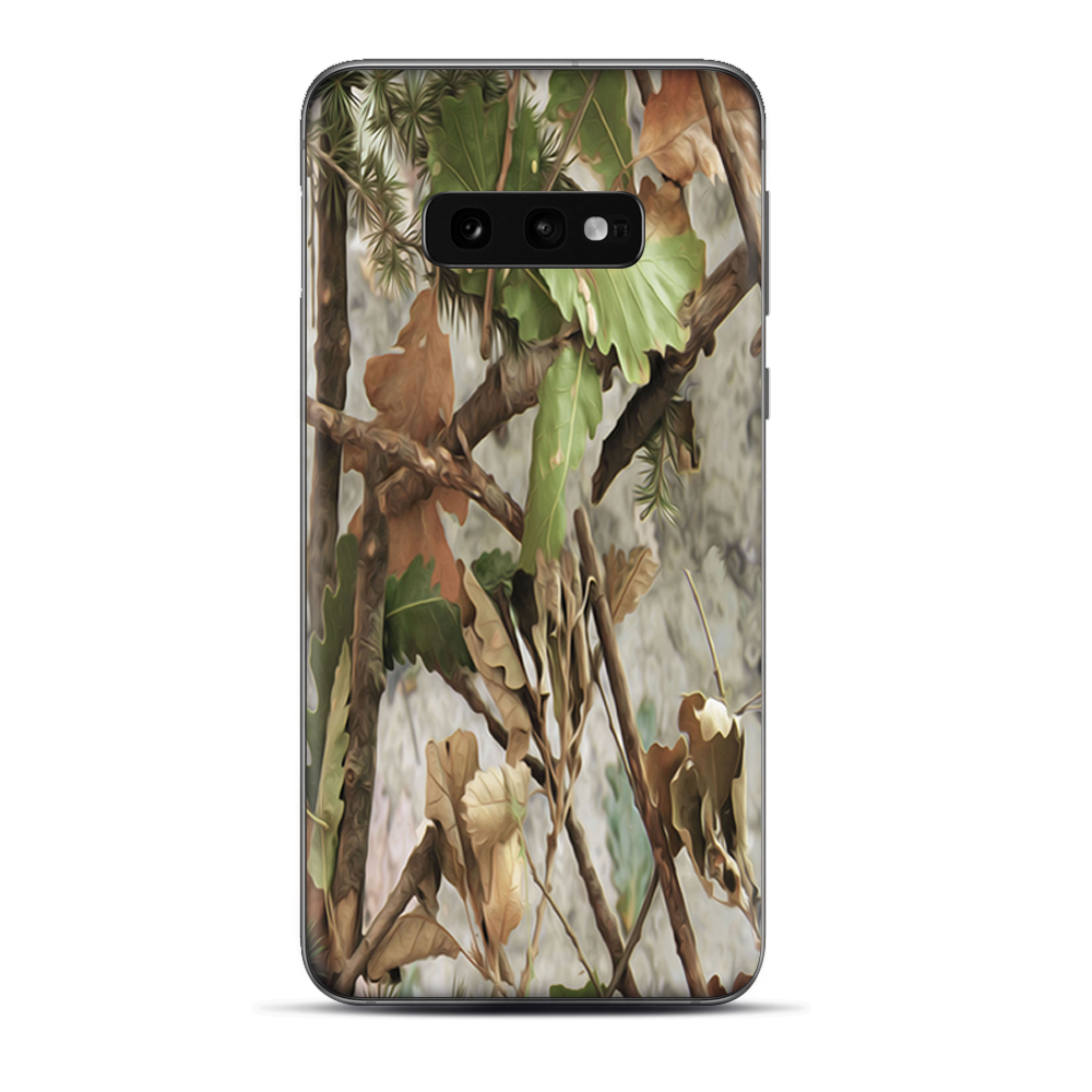 Skins Decal wrap for Samsung Galaxy S10e - tree camo real oak