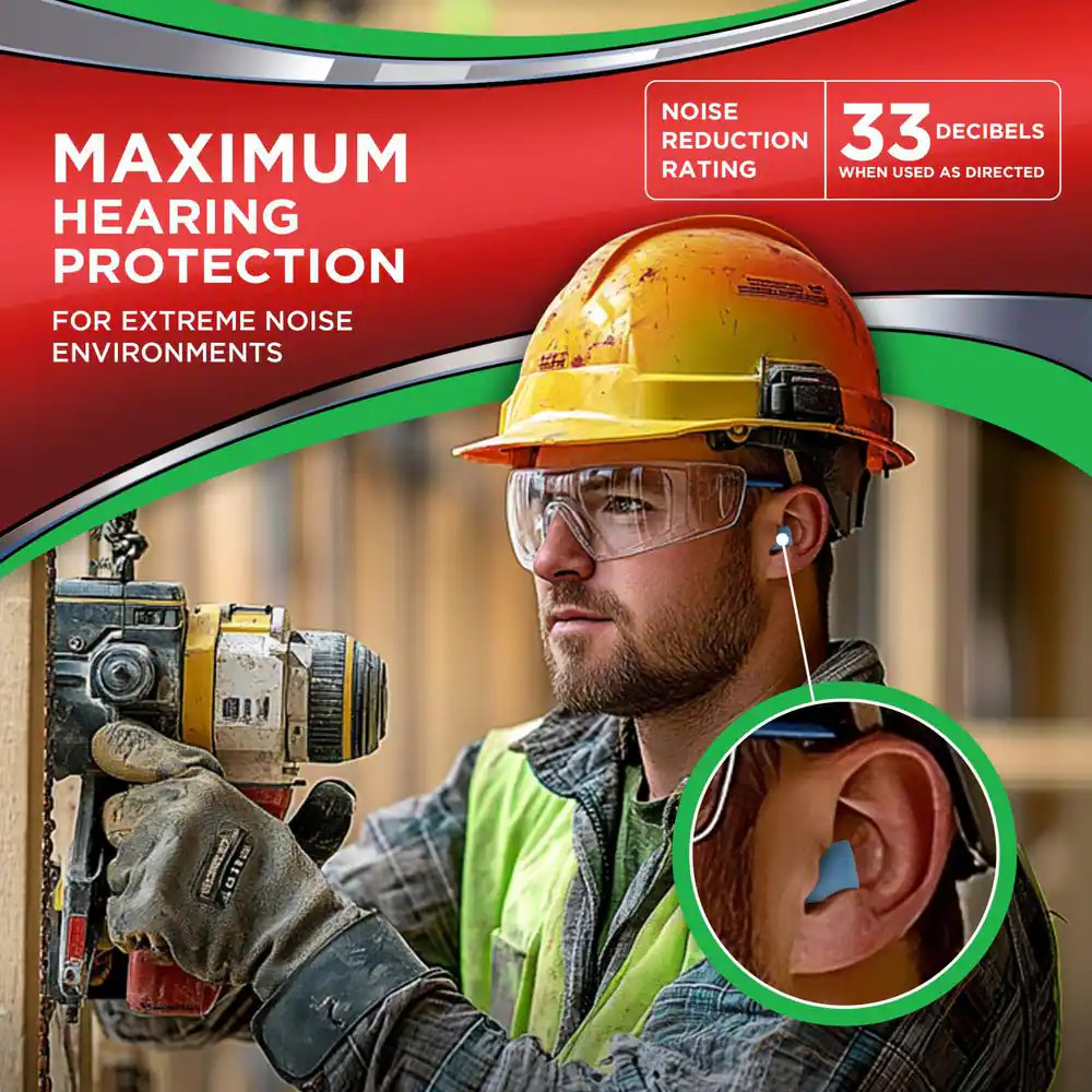 Xtreme Protection Ear Plugs-100 Total Pairs