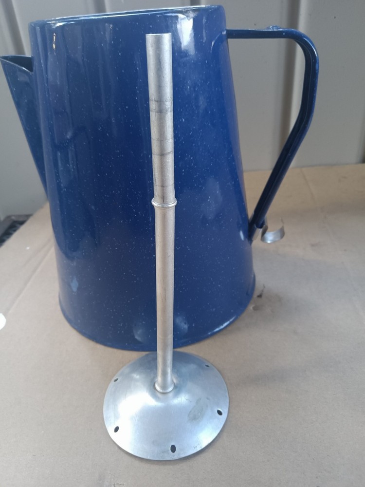 8 Cup Blue GSI Outdoors Enamelware Coffee Pot -Stem. ONLY.