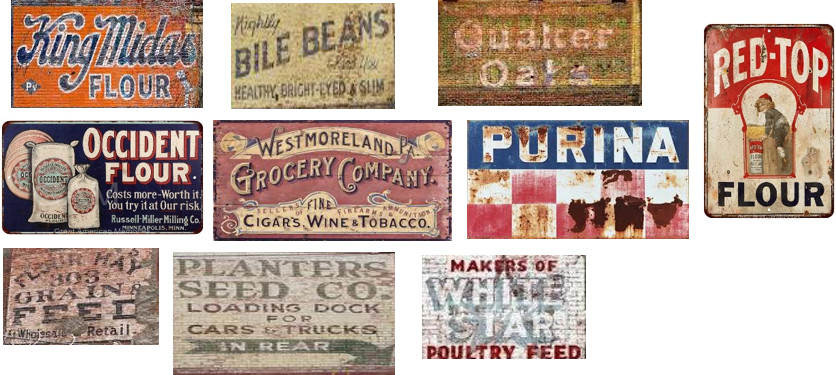 n scale feed & seed building decals