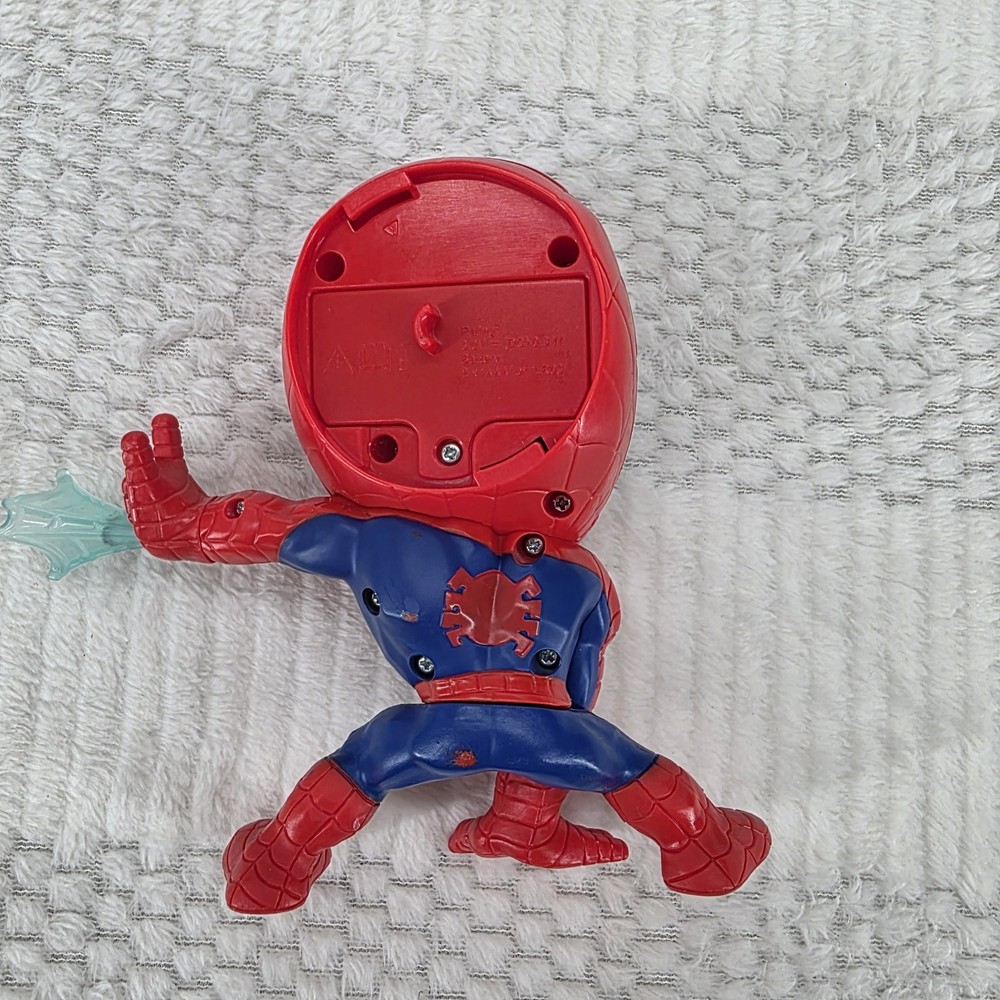 Bop It! Marvel Spider-Man Edition Electronic Game Spidey Figure Tested & Working