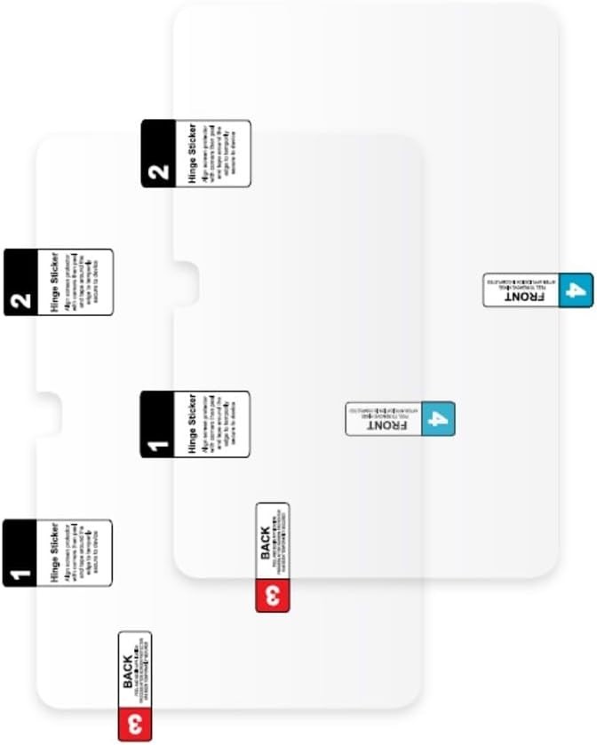 Clear Screen Protector (2 Pack), for Amazon Fire HD 8 tablet 2022 & 2024 release