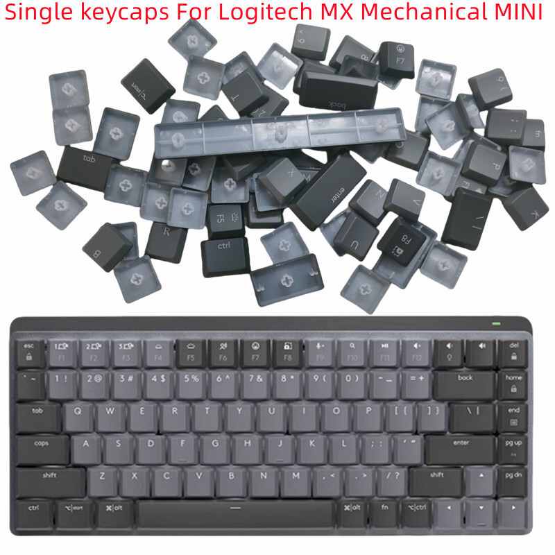 Logitech MX Mechanical Mini SINGLE REPLACEMENT KEYBOARD KEYCAPS Graphite ash