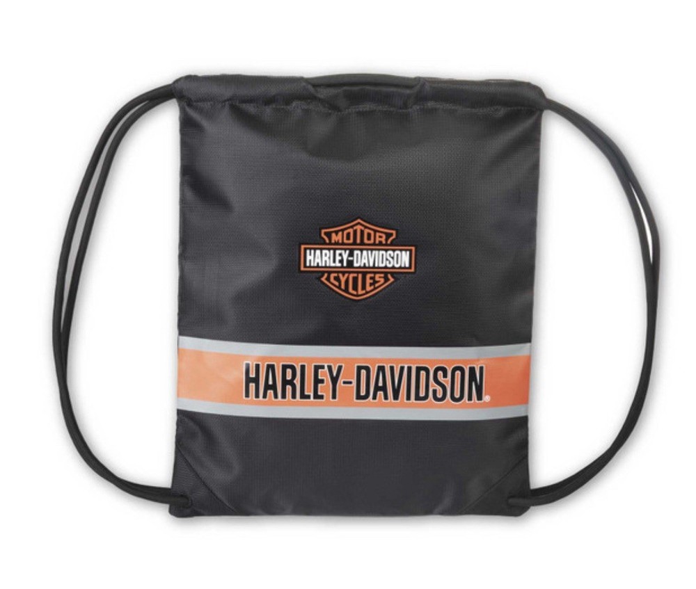 Harley Davidson Vintage Bar & Shield Quick Draw Polyester Backpack Black 98667
