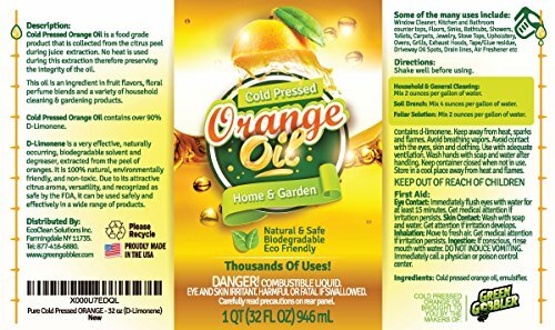 Cold Pressed Orange Oil Concentrate 32 oz