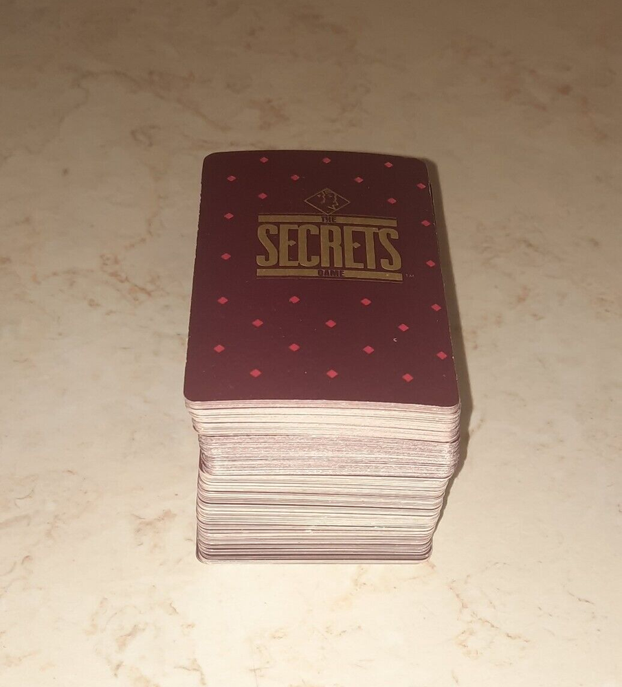 1987 The Secrets Game Replacement Piece CARDS