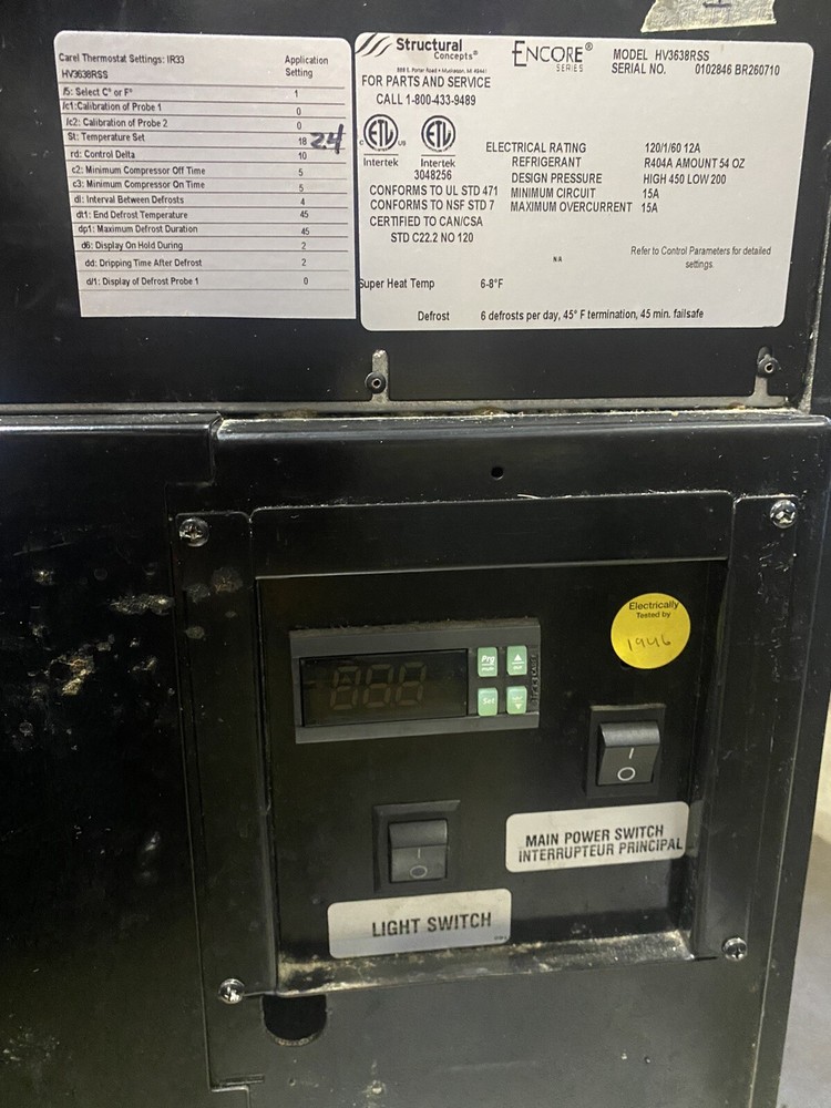 structural concepts self serve refrigerated case