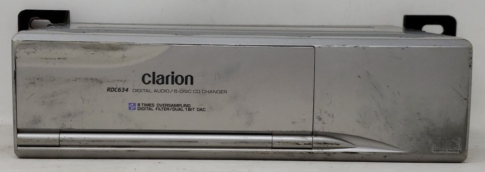 Vintage 1997 Clarion 6-Disc Auto CD Changer Head Unit Only RDC634 - UNTESTED