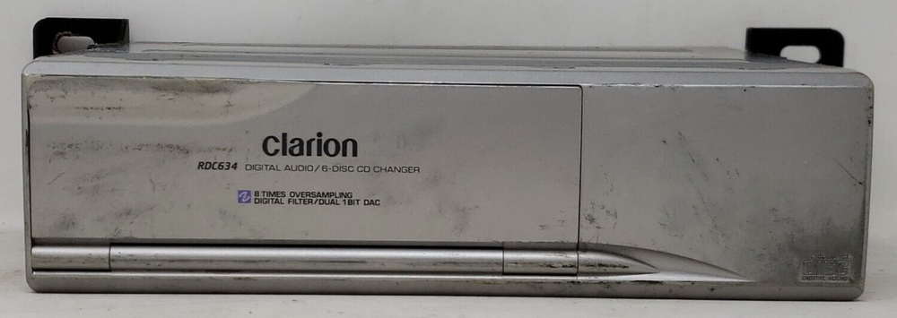 Vintage 1997 Clarion 6-Disc Auto CD Changer Head Unit Only RDC634 - UNTESTED