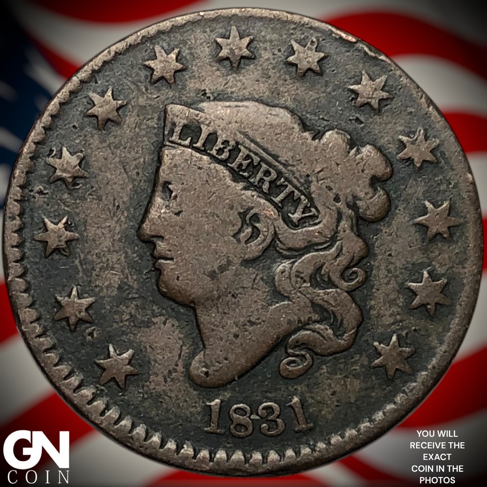 1831 Coronet Head Large Cent Z0536