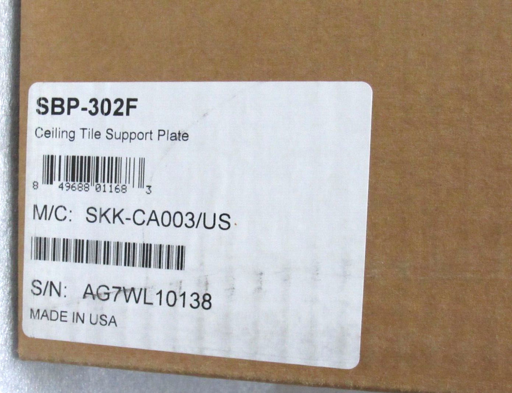 Hanwha SBP-302F Ceiling Tile Support Plate [CTNO]
