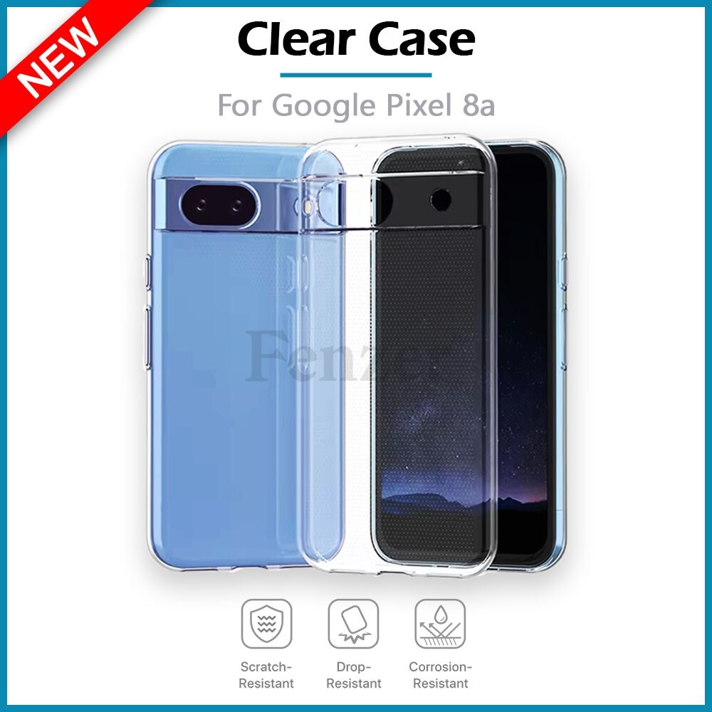 Fenzer Ultra Slim Protector Shockproof Phone Case CLEAR Google Pixel 8a