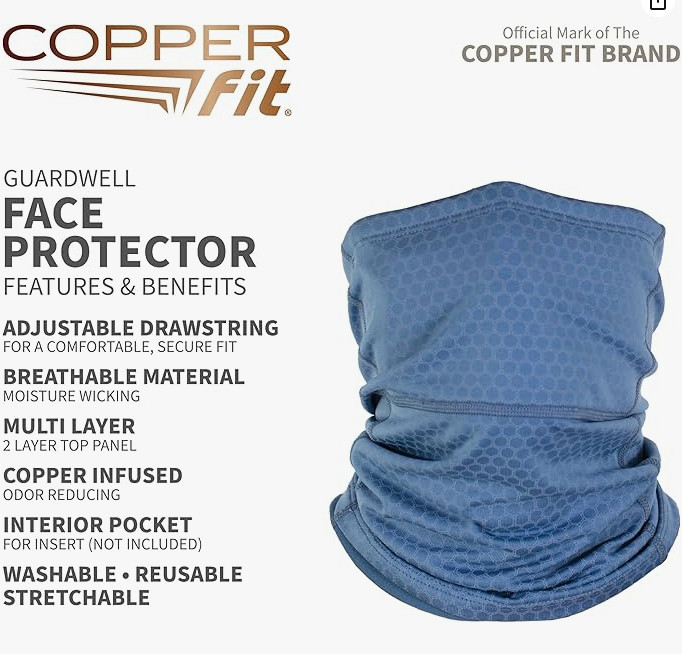CopperFit Guardwell Face Protector