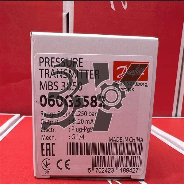1PCS New Danfoss MBS3050 060G3582 Sensor