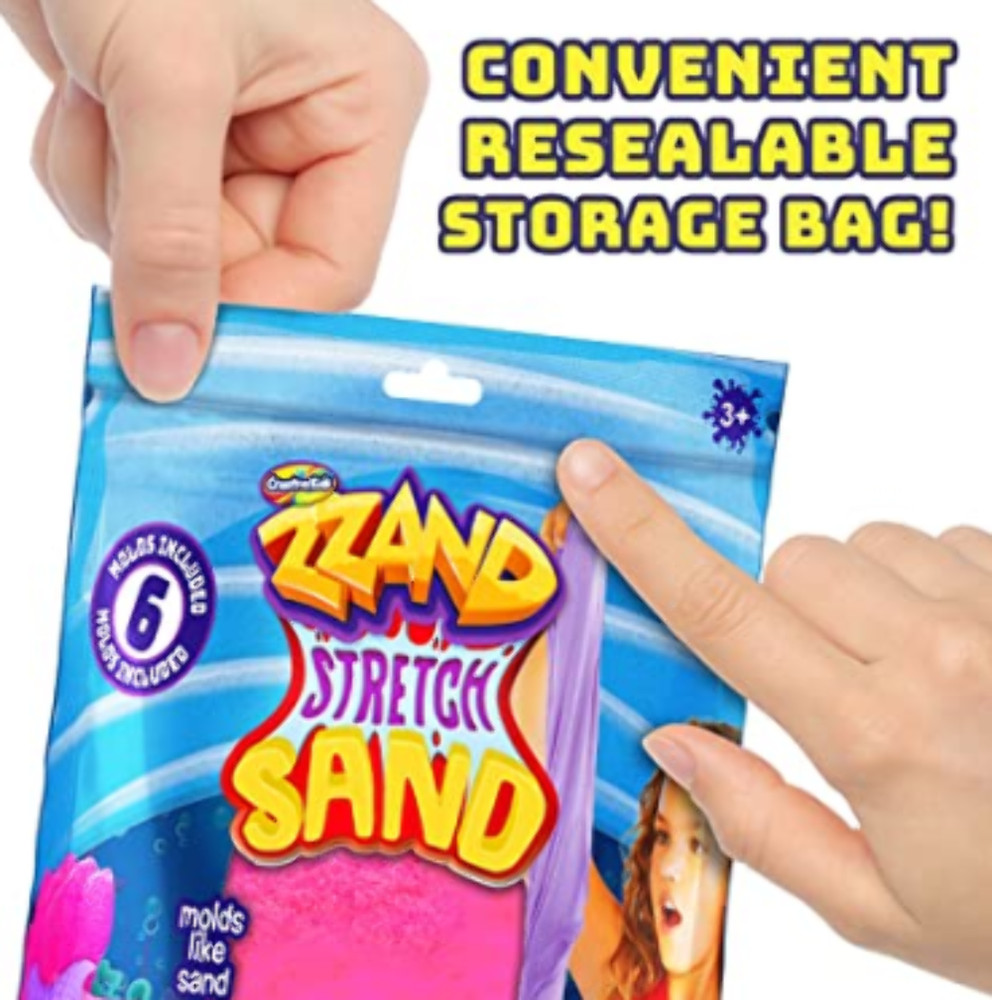 Zzand Stretch Sand Stretchy Sand Kit - Pink