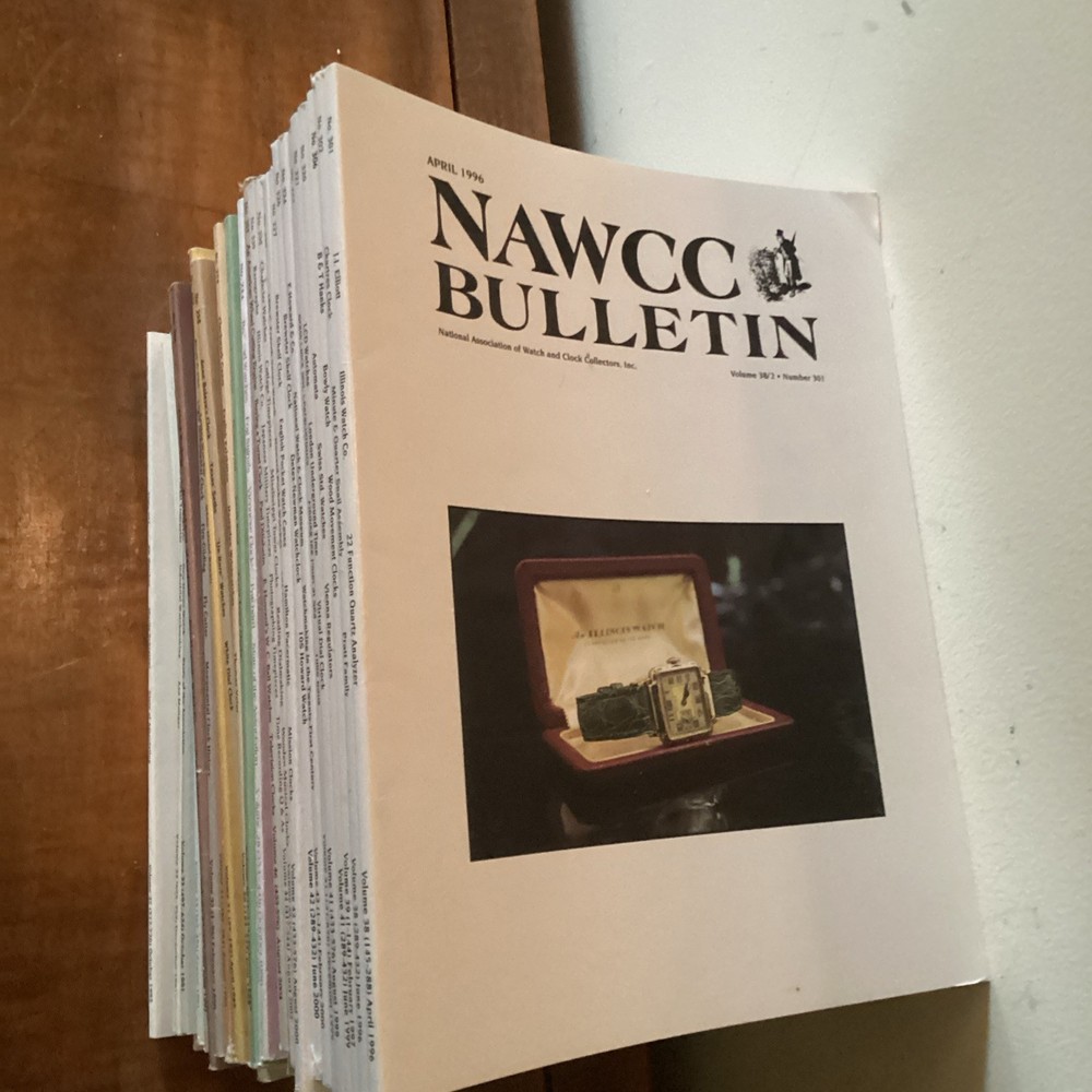 NAWCC Bulletin Watch & Clock Issues - YOU PICK