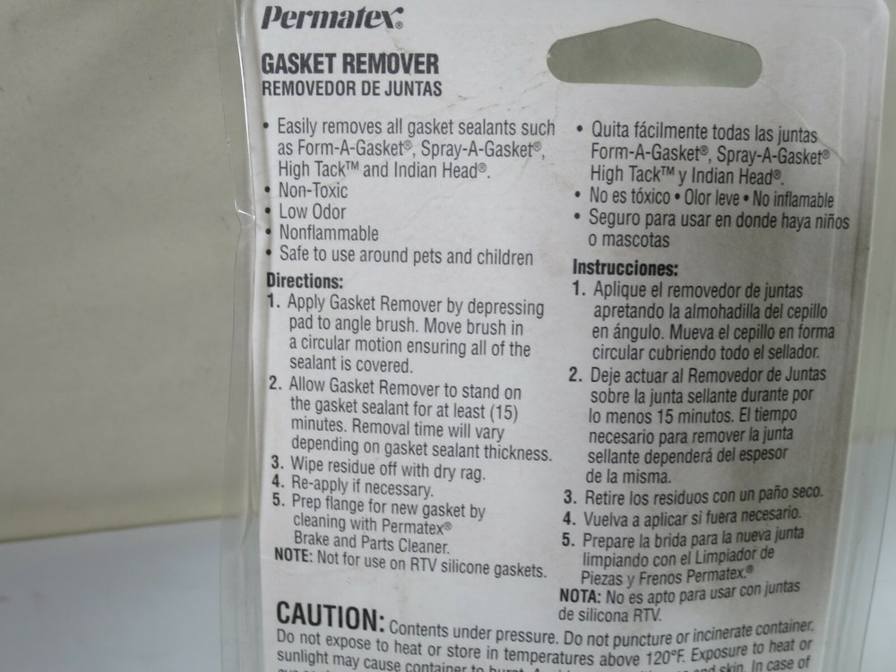 Permatex 80645 Gasket Remover 4oz