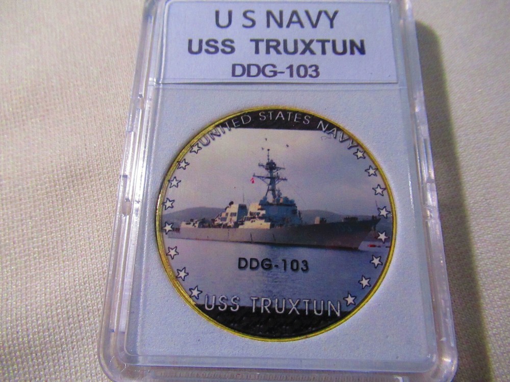 US NAVY - USS TRUXTUN (DDG–103) Challenge Coin