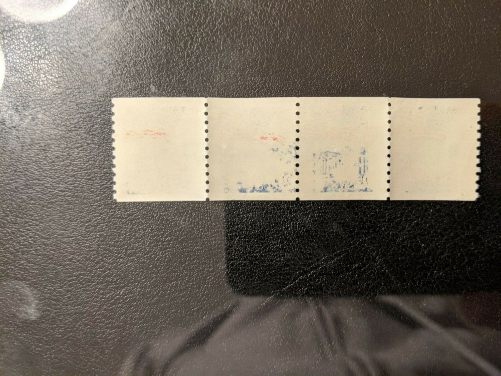 Scott 2609 1992 29c Flag and White House Misperf/Perforation Shift Error Mint