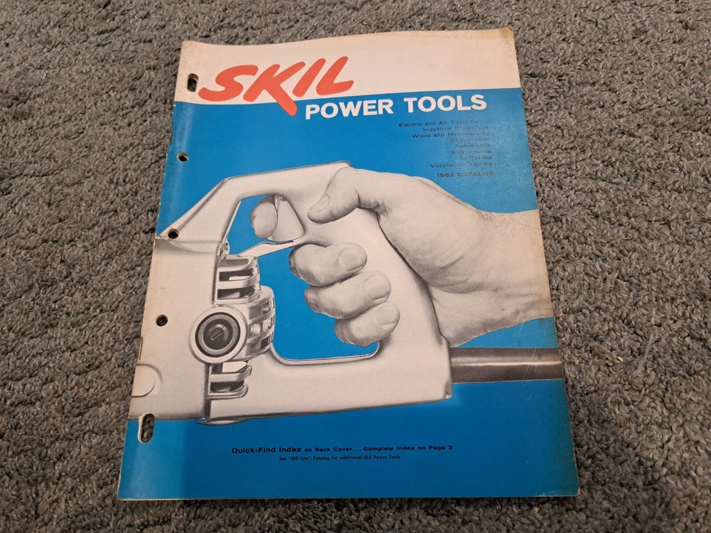Vintage Skil Power Tools 1962 Saws Hammers